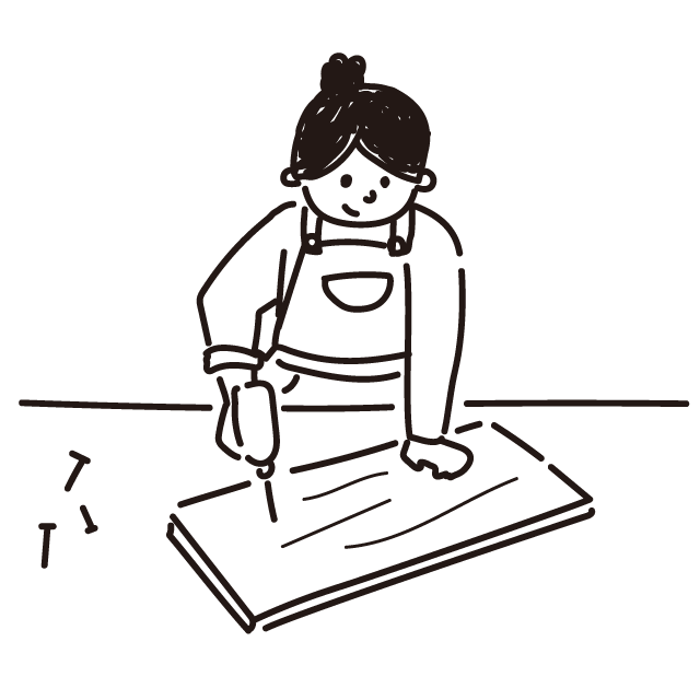 DIY女子のイラスト
